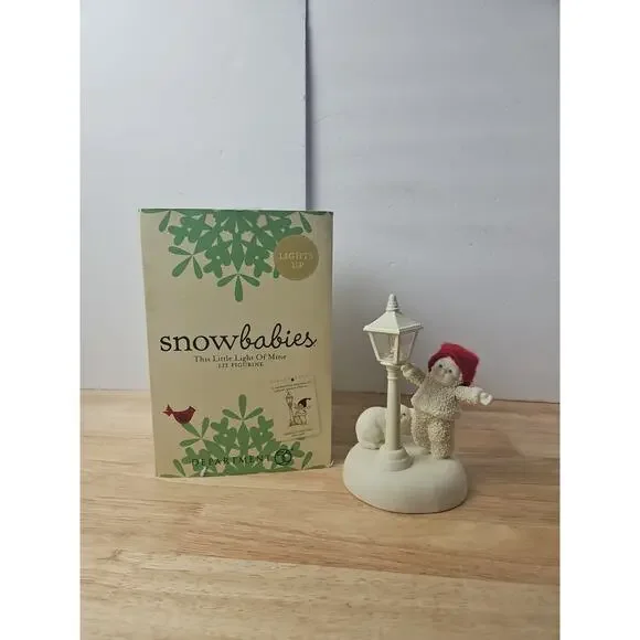 Dept 56 Snowbabies - This Little Light Of Mine - Works - Picture 1 of 13